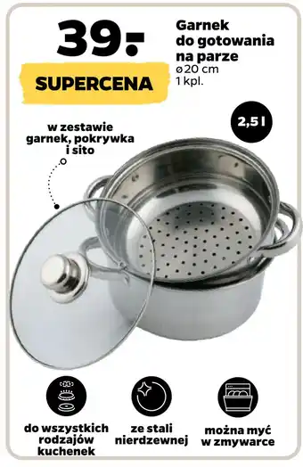 Garnek do gotowania na parze