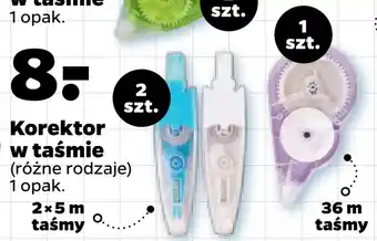 Korektor w taśmie