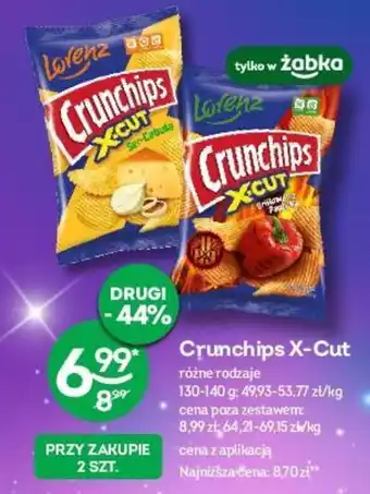 Żabka Crunchips X-Cut 130-140 g oferta
