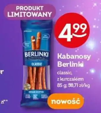 Żabka Kabanosy Berlinki 85 g oferta