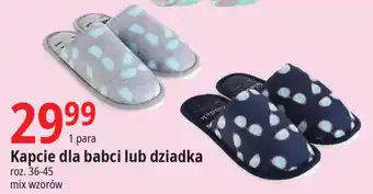 E.Leclerc Kapcie dla babci lub dziadka oferta