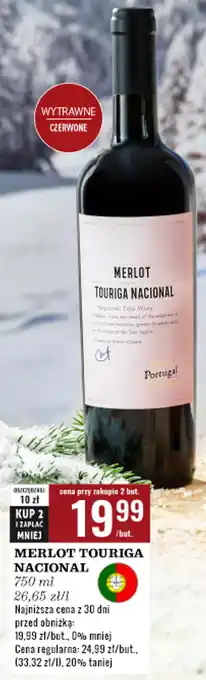 Biedronka MERLOT TOURIGA NACIONAL 750 ml oferta