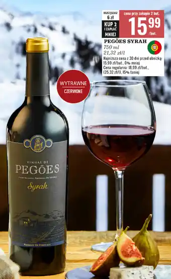 Biedronka PEGÕES SYRAH 750 ml oferta