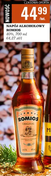 Biedronka NAPÓJ ALKOHOLOWY ROMIOS 700 ml oferta