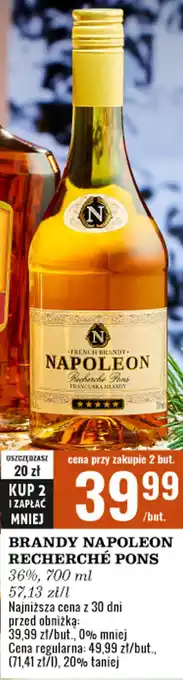 BRANDY NAPOLEON RECHERCHÉ PONS 700 ml