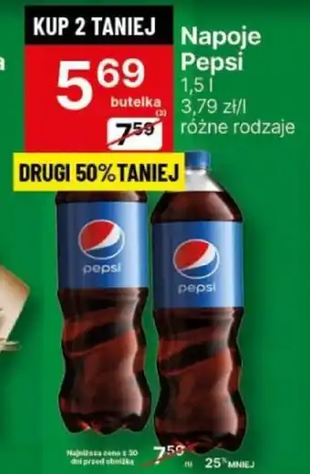Delikatesy Centrum Napoje Pepsi 1,5 L oferta