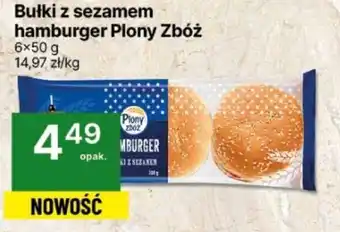 Delikatesy Centrum Bułki z sezamem hamburger Plony Zbóż 6x50 g oferta
