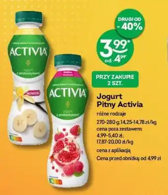 Żabka Jogurt Pitny Activia 270-280g oferta