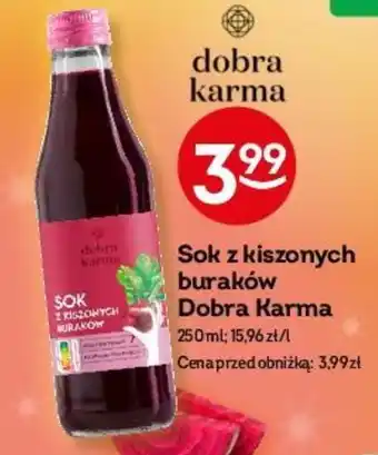 Żabka Sok z kiszonych buraków Dobra Karma 250ml oferta