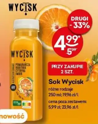 Żabka Sok Wycisk 250ml oferta