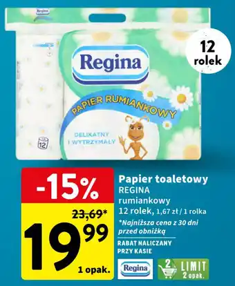 Intermarche Papier toaletowy REGINA 12 rol. oferta