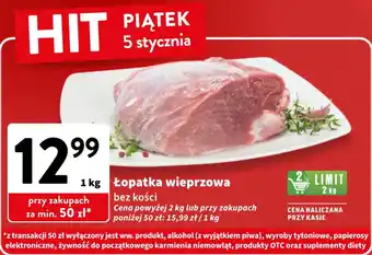 Intermarche Łopatka wieprzowa 1 kg oferta