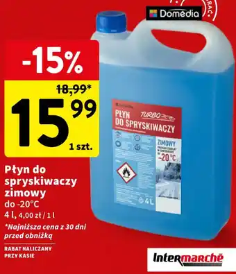 Intermarche Płyn do spryskiwaczy zimowy 4 l oferta