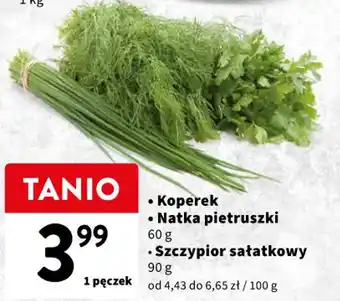 Intermarche Koperek / Natka pietruszki 60 g / Szczypior sałatkowy 90 g oferta