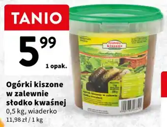 Intermarche Ogórki kiszone w zalewnie słodko kwaśnej 0,5 kg oferta