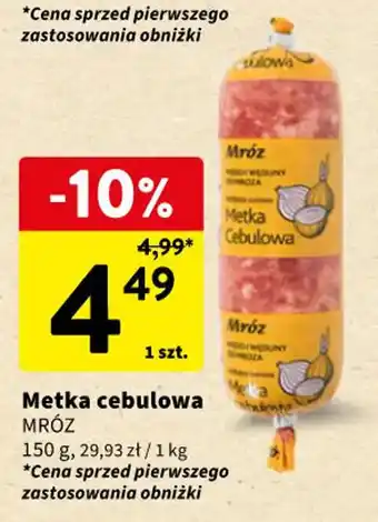 Intermarche Metka cebulowa MRÓZ 150g oferta