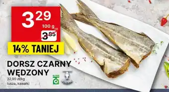 Delikatesy Centrum DORSZ CZARNY WĘDZONY 100g oferta