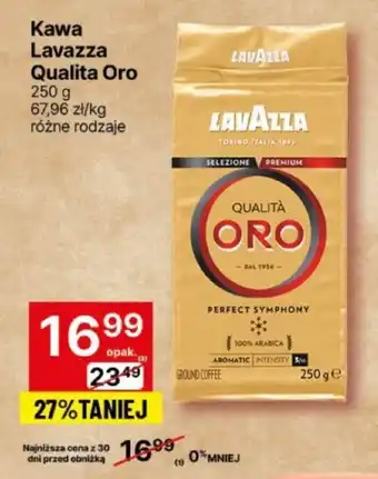 Delikatesy Centrum Kawa Lavazza Qualita Oro 250g oferta