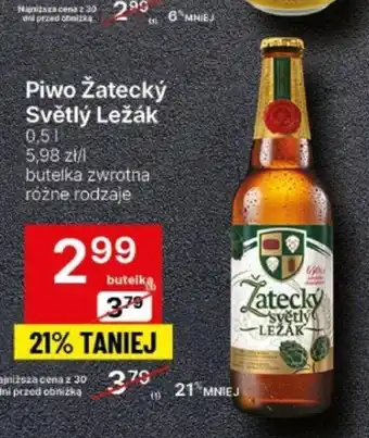 Delikatesy Centrum Piwo Žatecký Světlý Ležák 0,5l oferta