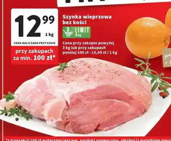 Intermarche Szynka wieprzowa bez kości 1kg oferta