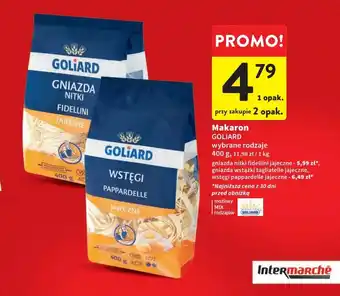 Intermarche Makaron GOLIARD 400g oferta