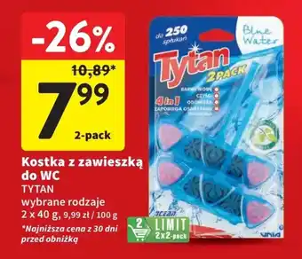 Intermarche Kostka z zawieszką do WC 2 x 40g oferta