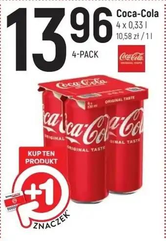 Intermarche Coca Cola 4 x 0,33l oferta
