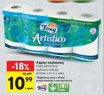 Intermarche Papier toaletowy FOXY ARTISTICO oferta