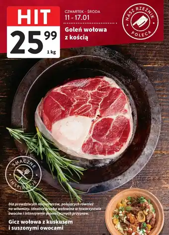 Intermarche Goleń wołowa z kością 1kg oferta