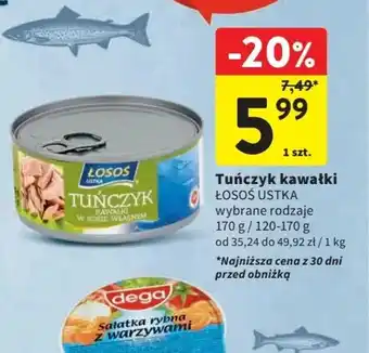 Intermarche Tuńczyk kawałki 170g oferta