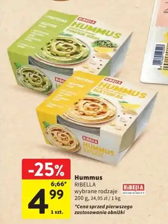 Intermarche Hummus RIBELLA 200g oferta