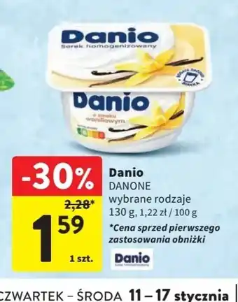 Intermarche Danio DANONE 130g oferta