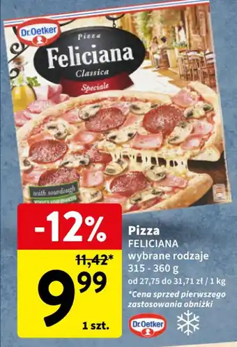Intermarche Pizza FELICIANA 315-360g oferta