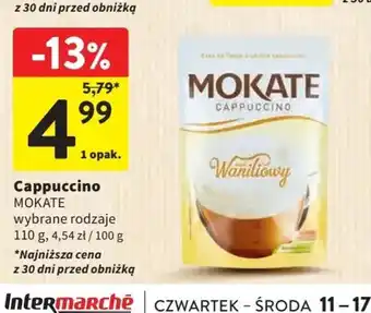 Intermarche Cappuccino MOKATE 110g oferta