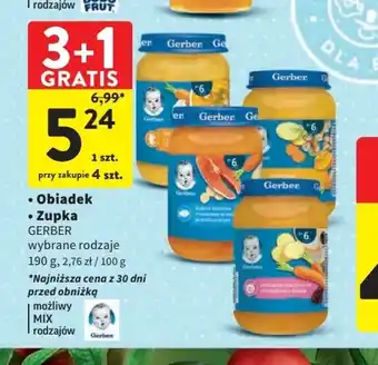 Intermarche Obiadek Zupka Gerber 190g oferta