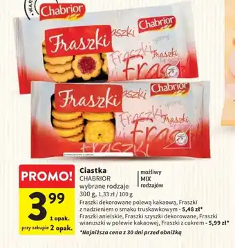 Intermarche Ciastka CHABRIOR 300g oferta