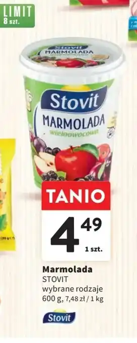 Intermarche Marmolada Stovit 600g oferta