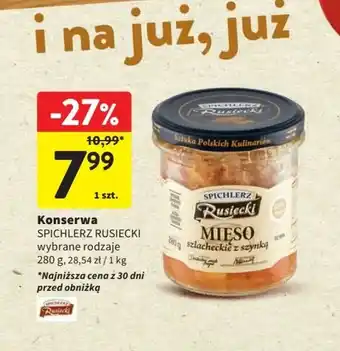 Intermarche Konserwa SPICHLERZ RUSIECKI 280g oferta