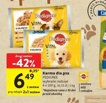 Intermarche Karma dla psa Pedigree 4 x 100g oferta
