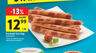 Intermarche Parówki hot dog INDYKPOL 1kg oferta