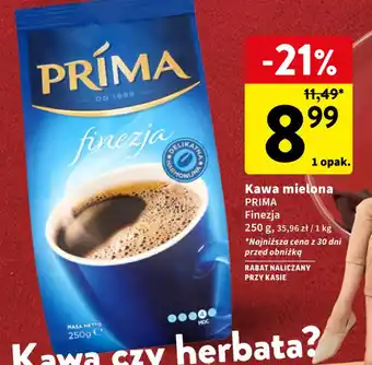 Intermarche Kawa mielona PRIMA finezja 250 g oferta