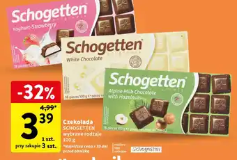 Intermarche Czekolada SCHOGETTEN 100 g oferta