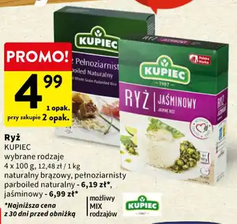 Intermarche Ryż KUPIEC 4 x 100 g oferta