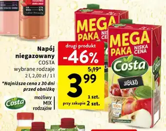 Intermarche Napój niegazowany Costa 2 l oferta