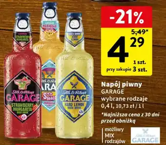 Intermarche Napój piwny GARAGE 0,4 l oferta