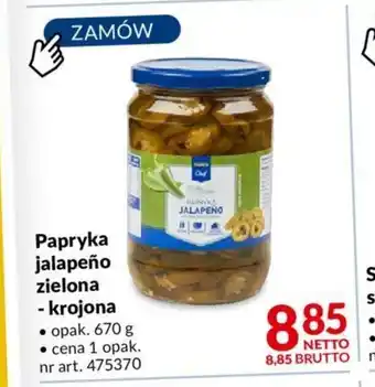 Makro Papryka jalapeño zielona - krojona 670g oferta