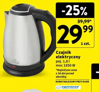 Intermarche Czajnik elektryczny 1,8 l oferta
