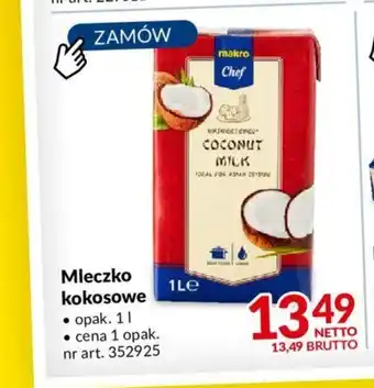 Makro Mleczko kokosowe 1l oferta