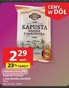 Auchan Kapusta kiszona dominik oferta