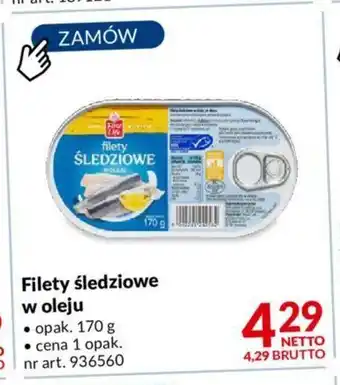 Makro Filety śledziowe w oleju 170g oferta